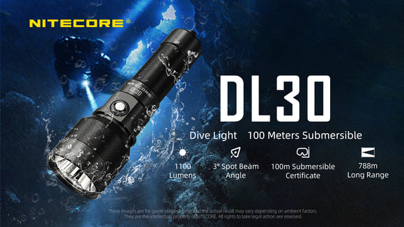 DL30 *NEW* - 100 Meter Dive Light