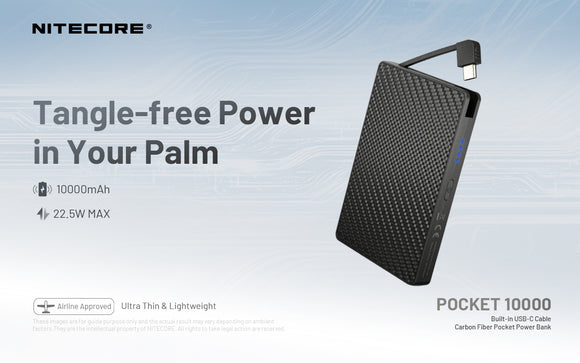 Pocket10000 *NEW* - 10,000mAh Compact Powerbank